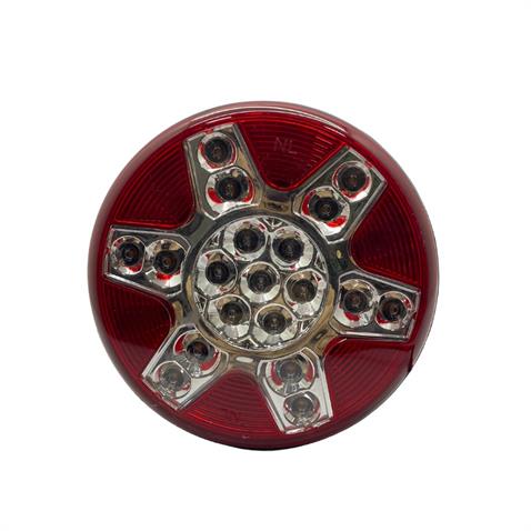 24V PARK-SİNYAL-STOP LAMBASI LEDLİ (YUVARLAK) GÜLERYÜZ COBRA-MITSUBISHI-OTOKAR-TEMSA (122 MM)