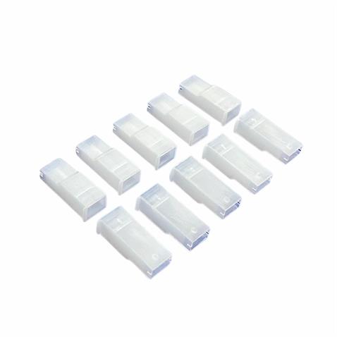 TEKLİ KONNEKTOR KİLİTLEMELİ (FİŞ KILIFI) STANDART 6.3 MM (BEYAZ) (10 AD)