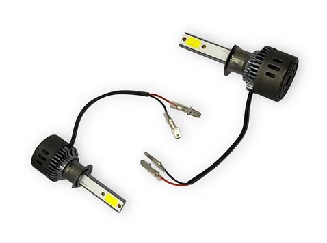 9V-36V H1 COB LED XENON FAR AMPUL SETİ 6500K 9600 LÜMEN
