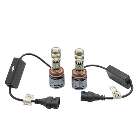 JOYECAR 12V H11 CSP LED XENON FAR AMPUL SETİ 120W 6500K 22000 LÜMEN MERCEKLİ