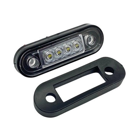 12V-24V PARMAK LAMBA 4-LEDLİ (BEYAZ) (85*28 MM)