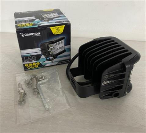 DEMMON 9-35V ÇALIŞMA LAMBASI SARI ÇAKARLI FONKSİYONLU 6X3W POWER LEDLİ (99*76*76)