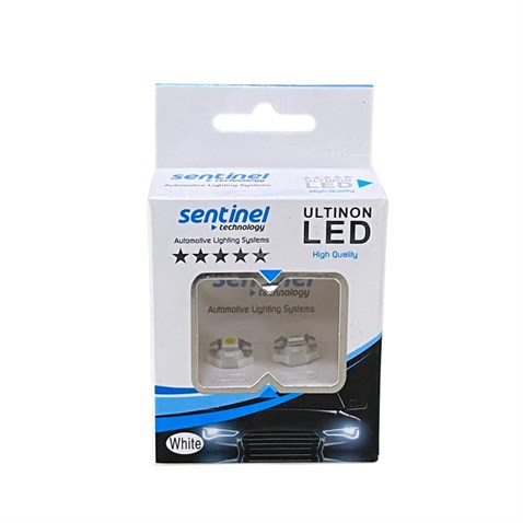 12V DUYLU GÖSTERGE AMPULÜ DİPSİZ (TEK LEDLİ) BEYAZ (2 AD)