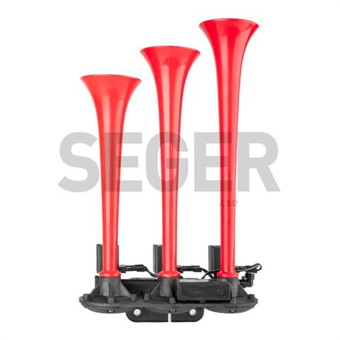 SEGER 24V 3LÜ HAVALI KORNA (8 SESLİ) (MEHTER KORNA)