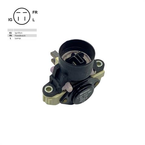 BOSCH 12V KÖMÜRLÜ KONJEKTÖR (4 FİŞ ALTTAN SOKETLİ) (L-R-FR-D) GERMANY HONDA