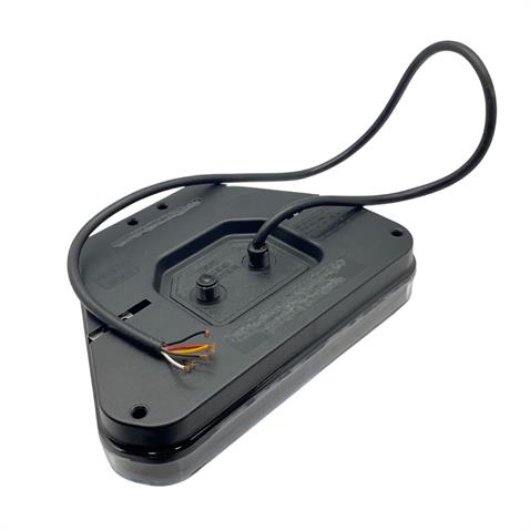 12V STOP LAMBASI ÜÇGENLİ (LEDLİ) (FREN-PARK-SİNYAL-GERİ VİTES) (200*145*40 MM) SAĞ E9