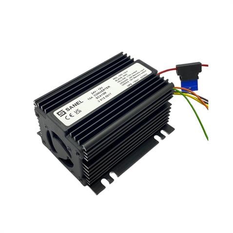 SANEL 24V>12V KONVERTÖR (VOLTAJ DÜŞÜRÜCÜ) 15 A HAFIZALI