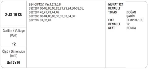 MEGA MARŞ KÖMÜRÜ JSX-16 CU (2 AD)