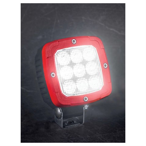 FRISTOM 12V-24V ÇALIŞMA LAMBASI 9-LEDLİ 5700K 4100 LUMEN (100*100 MM)