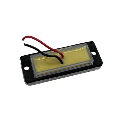 12V-24V BASAMAK-PLAKA LAMBASI LED YM GÖMME UNIVERSAL BEYAZ E9 (75*28 MM)