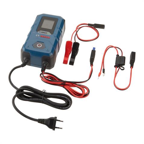 BOSCH 6V-12V ŞARJ REDRESÖRÜ (AKÜ ŞARJ CİHAZI) OTOMATİK C80-Li (6V-5 A / 12V-15 A) (+LİFePO4 LITHIUM)