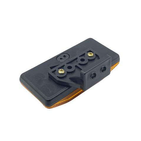 SIM YAN SİNYAL LAMBASI SARI DİKDÖRTGEN AYAKLI (114*54 MM)