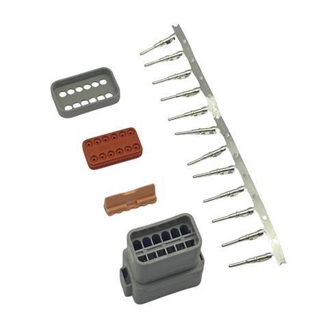 DEUTSCH TESİSAT SOKETİ (12 FİŞ KABLOSUZ) (DT04-12PA) İŞ MAKİNASI