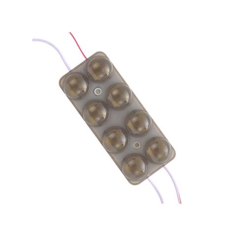 12V MODUL LAMBA 8-LEDLİ BEYAZ (CAMLI) (100*47 MM)