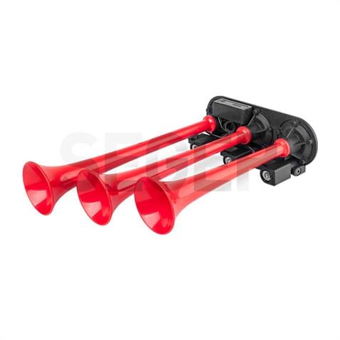 SEGER 24V 3LÜ HAVALI KORNA (8 SESLİ) (MEHTER KORNA)