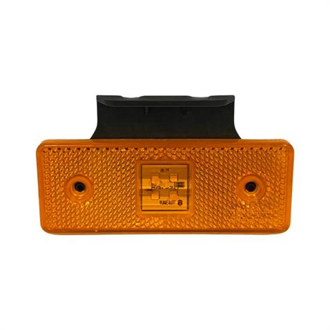 24V YAN SİNYAL LAMBASI DORSE SİDE MARKER SARI (4 LEDLİ) (110*42 MM)