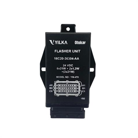 YILKA 24V FLAŞÖR 24 UÇLU (6 x 21W + 2 x 1,2W) + (2 x 21W) OTOKAR