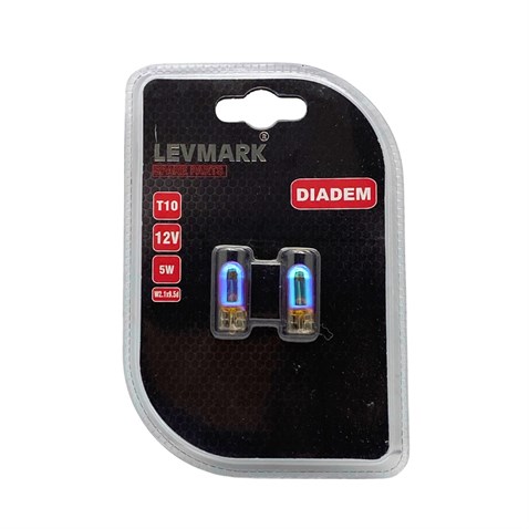 12V T10 DİPSİZ AMPUL 5W SARI (DİADEM) (2 AD) 