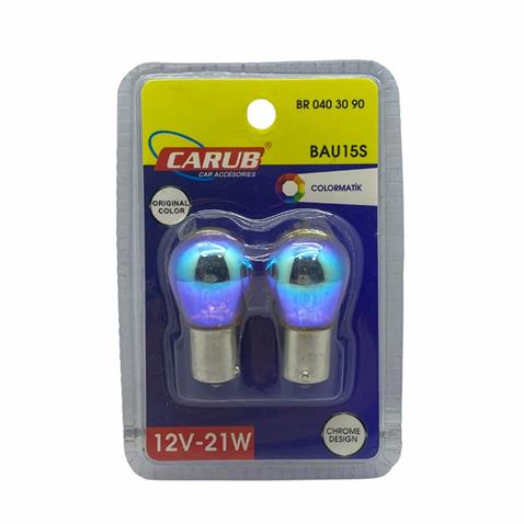 12V 93 AMPUL 21W BLUE DİADEM SARI (YAKIN TIRNAK) BAU15s (2 AD)