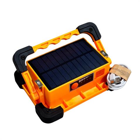 LAMBADA SOLAR 12V COB LEDLİ EL PROJEKTÖRÜ GÜNEŞ ENERJİLİ-ŞARJLI USB ÇIKIŞLI (MIKNATISLI)