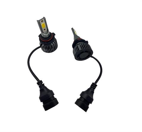 12V-24V HB4 9006 COB LED XENON FAR AMPUL SETİ 2000K 8000 LÜMEN (SARI)