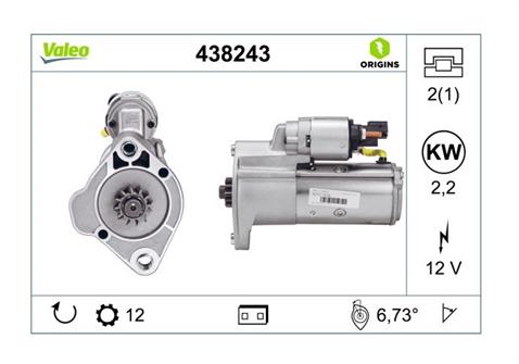 VALEO 12V MARŞ MOTORU 12 DİŞ 2.2 KW VW AMAROK/CRAFTER 2.0 TDI 2010 >