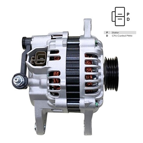 12V ALTERNATÖR DİNAMO MITSUBISHI TİPİ 80 A (P-D) MAZDA 323/5/326/626/MX-5 II/PREMACY/XEDOS