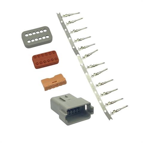 DEUTSCH TESİSAT SOKETİ (12 FİŞ KABLOSUZ) (DT04-12PA) İŞ MAKİNASI