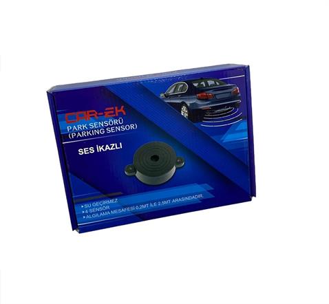 PARK SENSÖRÜ SES İKAZLI (22 MM) SİYAH