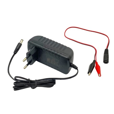 12V ŞARJ REDRESÖRÜ (AKÜ ŞARJ CİHAZI) (ADAPTÖRÜ) (OTOMATİK IŞIKLI 1 A)