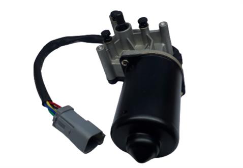 12V SİLECEK MOTORU (KABLOLU GRİ SOKETLİ 5 FİŞ) VOLVO İŞ MAKİNASI