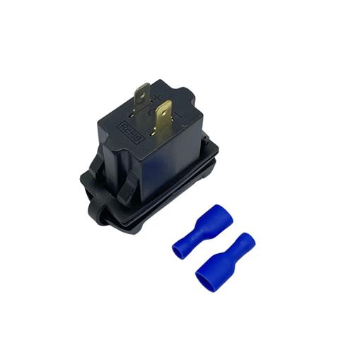 12V-24V DİJİTAL VOLTMETRE+ŞARJ CİHAZLI (USB+TYPE-C) (3 A) (ANAHTAR TİPİ) (MAVI IŞIK)