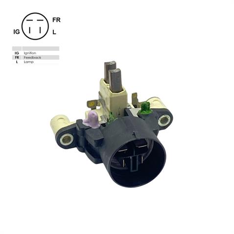 BOSCH 12V KÖMÜRLÜ KONJEKTÖR (4 FİŞ ALTTAN SOKETLİ) (L-R-FR-D) GERMANY HONDA