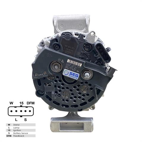 SEG 24V ALTERNATÖR DİNAMO 150 A (5 FİŞ SOKETLİ) (W-L-15-S-DFM) MERCEDES ACTROS 2011 >