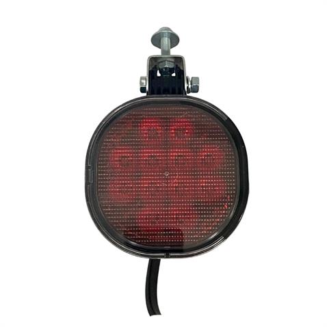 FRISTOM 12V-24V ARKA SİS LAMBASI (KIRMIZI) (12 LEDLİ) (3W) (75 MM) E9