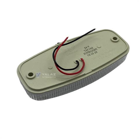 24V TAVAN LAMBASI 18 LEDLİ (ANAHTARLI) BEYAZ (120*54 MM)