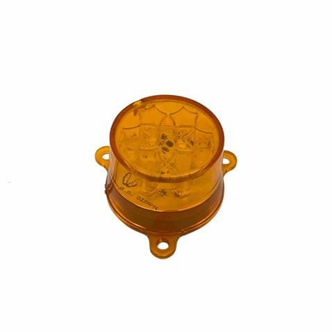 12V-24V SİNYAL LAMBASI (İÇ) (7 LEDLİ) YUVARLAK SARI ISUZU TURKUAZ/NEOPLAN OTOBÜS (52.5 MM)