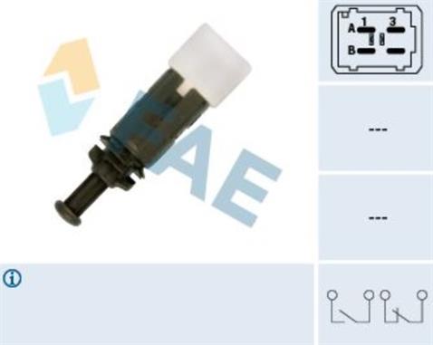 FAE FREN MÜŞÜRÜ KARE SOKET (4 FİŞ) RENAULT CLIO/KANGOO/ESPACE/LAGUNA/MASTER/TWINGO