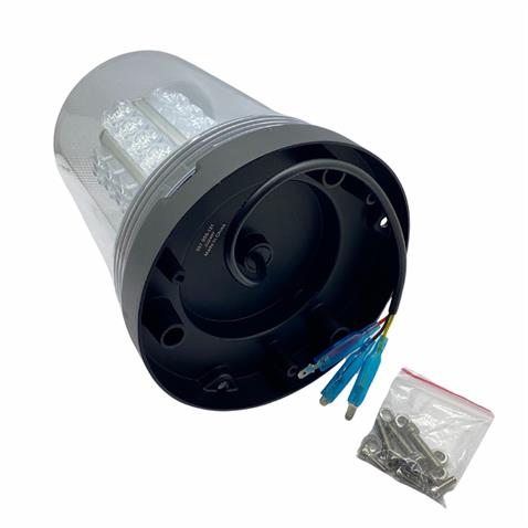 HELLA 12V-24V DÖNER-ÇAKAR TEPE LAMBA LEDLİ (ŞEFFAF CAM-SARI) (FONKSİYONLU) (165*185 MM)