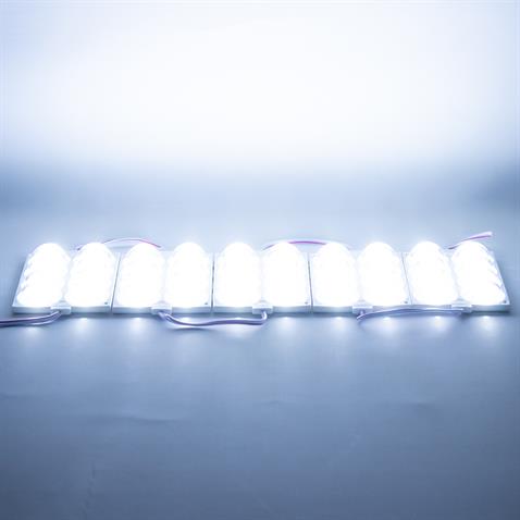 12V MODUL LAMBA 6-LEDLİ (CAMLI) BEYAZ (92*73 MM)