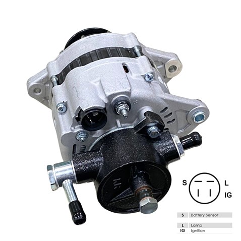 24V ALTERNATÖR DİNAMO 50 A (3 FİŞ) (S-L-IG) ISUZU CHAMPION KAMYON 1996 >