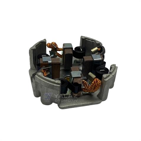 12V MARŞ KÖMÜR YUVASI (ARKA KAPAK) MAKO TİPİ (ALÜMİNYUM) (4 KÖMÜRLÜ) DODGE-FIAT-FORD-MF