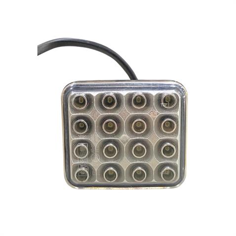 FRISTOM 12V-24V GERİ VİTES LAMBASI BEYAZ (16 LEDLİ) (78*68 MM) E9