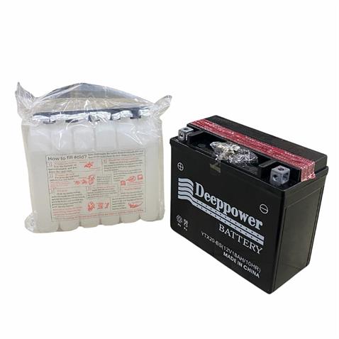 DEEPPOWER 12V 18 AH MOTOSİKLET AKÜSÜ (172*84*150) (YTX20-BS) (TERS)