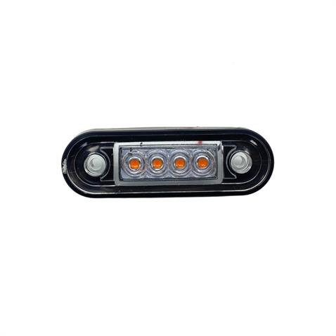 12V-24V PARMAK LAMBA 4-LEDLİ (SARI) (85*28 MM) 