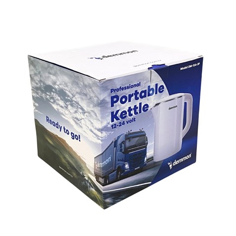 12V-24V SU ISITICI (KETTLE) (TERMOSTATLI) (ÇAY-KAHVE MAKİNASI) (ÇAKMAK FİŞLİ) 1 LT