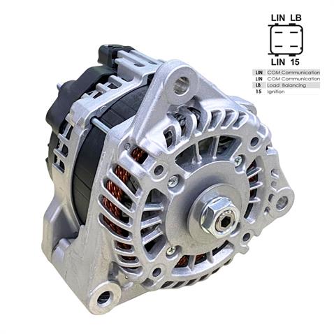 MITSUBISHI 24V ALTERNATÖR DİNAMO 120 A (LIN-LB-LIN-15) MAN TGL/TGM/TGS/TGX