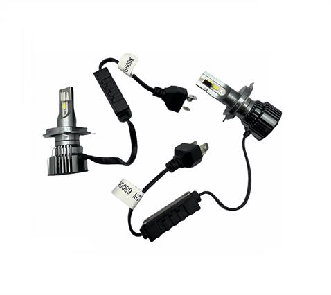 12V H4 CSP LED XENON FAR AMPUL SETİ 6500K 8000 LÜMEN CANBUS