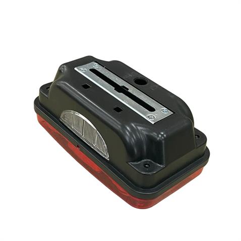 STOP LAMBASI PLAKALI (6-FONKSİYONLU) (192*107 MM) UNIVERSAL TİP KARAVAN SOL