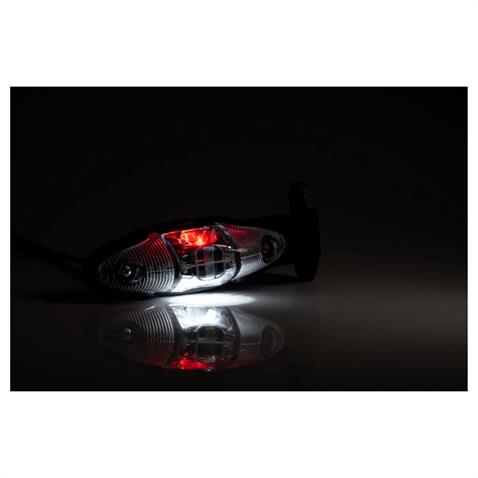 FRISTOM 12V-24V YAN POZİSYON LAMBASI SİDE MARKER LEDLİ (SARI-KIRMIZI-BEYAZ) (122*41 MM) E9